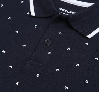 Printed Cotton Polo Boys T-Shirt