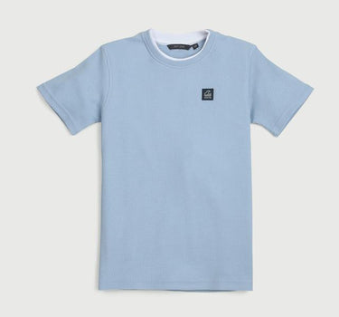 Structured Blended Fabric Round Neck Boys T-Shirt