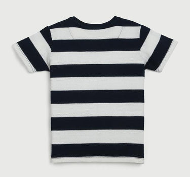 Structured Blended Fabric Round Neck Boys T-Shirt