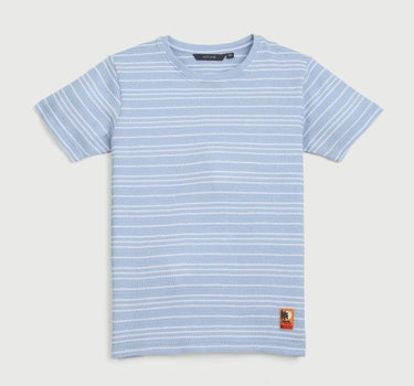 Structured Blended Fabric Round Neck Boys T-Shirt