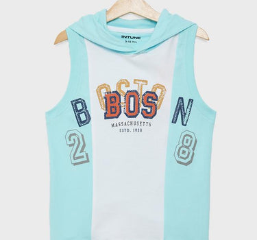 Printed Cotton Hooded Boys T-Shirt