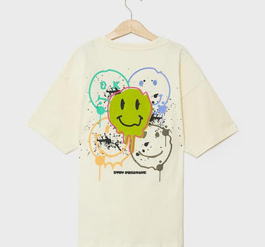 Printed Cotton Round Neck Boys T-Shirt