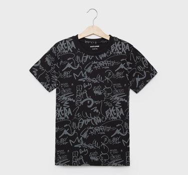 Printed Cotton Round Neck Boys T-Shirt