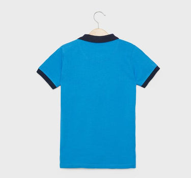 Printed Cotton Polo Boys T-Shirt