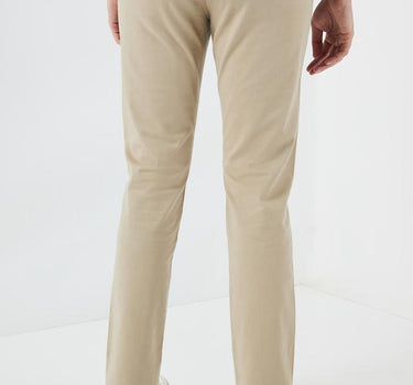 Solid Cotton Regular Fit Men's Chinos