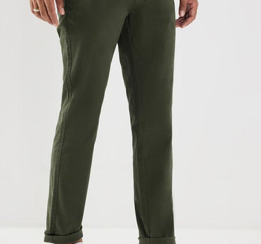 Solid Cotton Regular Fit Men's Chinos