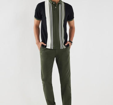 Solid Cotton Regular Fit Men's Chinos