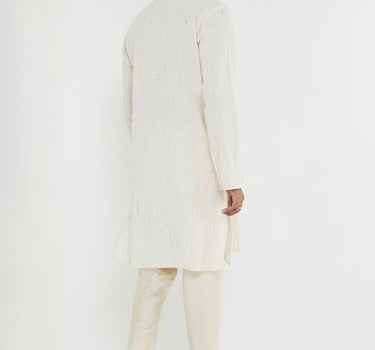 Dobby Cotton Collared Men's Festive Wear Kurta