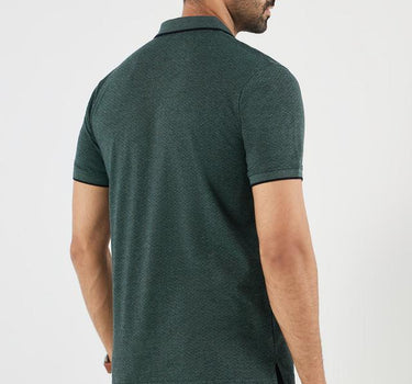 Structured Cotton Blend Polo Men's T-Shirt