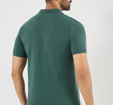 Structured Cotton Blend Polo Men's T-Shirt