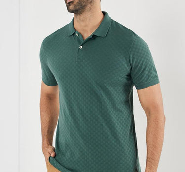 Structured Cotton Blend Polo Men's T-Shirt