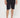 Structured Cotton Blend Elastic And Drawstring Men's Shorts