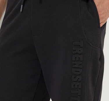 Structured Cotton Blend Elastic And Drawstring Men's Shorts