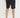 Structured Cotton Blend Elastic And Drawstring Men's Shorts