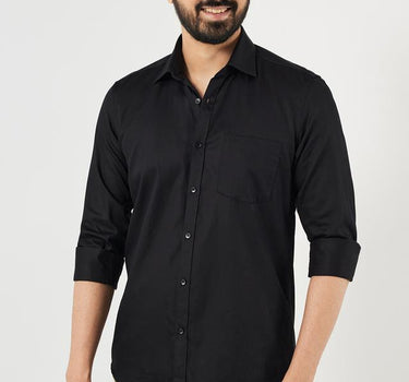 Checks Cotton Blend Regular Fit Men's Shirt