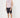 Solid Cotton Blend Elastic And Drawstring Men's Shorts