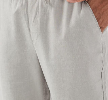 Solid Cotton Relaxed Fit Men's Trousers