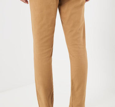 Textured Cotton Regular Fit Men's Trousers