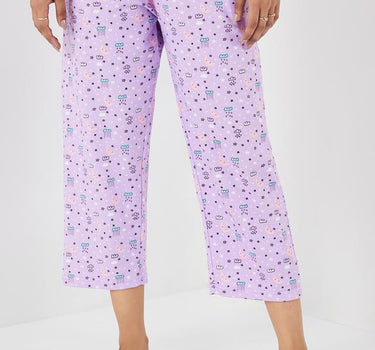 Printed Cotton Regular Fit Women's Pyjamas