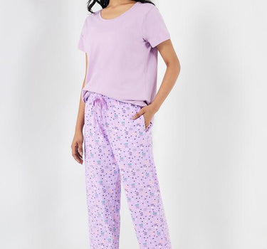 Printed Cotton Regular Fit Women's Pyjamas