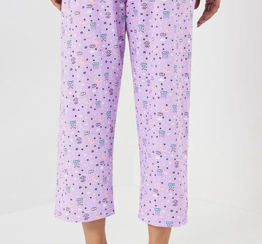 Printed Cotton Regular Fit Women's Pyjamas