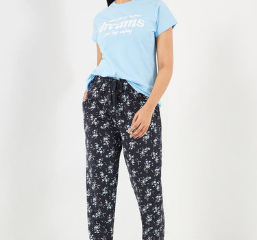 Printed Cotton Regular Fit Women's Pyjamas