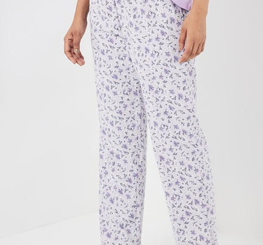 Printed Cotton Regular Fit Women's Pyjamas