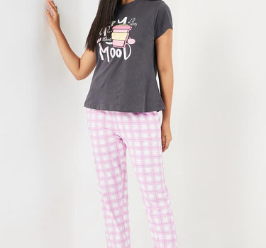 Printed Cotton Regular Fit Women's Pyjamas