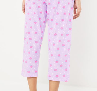 Printed Cotton Regular Fit Women's Pyjamas