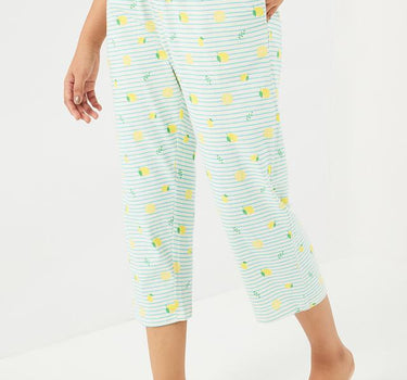 Printed Cotton Regular Fit Women's Pyjamas