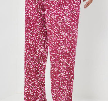 Printed Viscose Regular Fit Women's Pyjamas