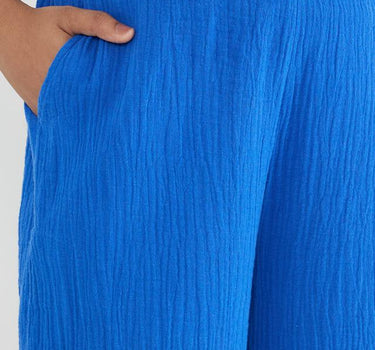 Textured Regular Fit Cotton Women's Casual Wear Pants