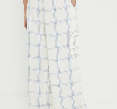 Checks Regular Fit Cotton Women's Casual Wear Pants