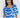 Abstract Cotton Square Neck Women's Top