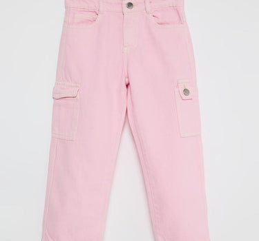 Solid Denim Regular Fit Girls Jeans