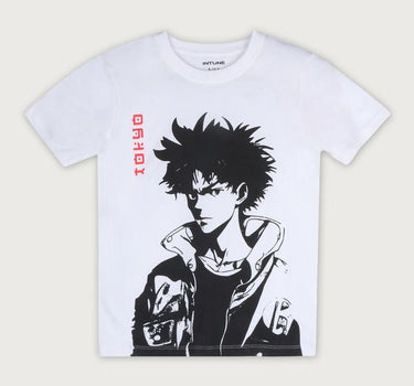 Printed Cotton Round Neck Boys T-Shirt