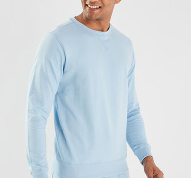 Solid Polyester Cotton Slim Fit Men's Sweatshirt