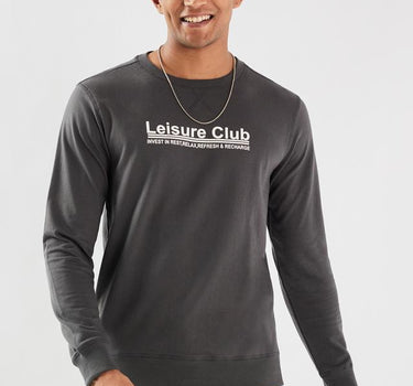 Solid Polyester Cotton Slim Fit Men's Sweatshirt