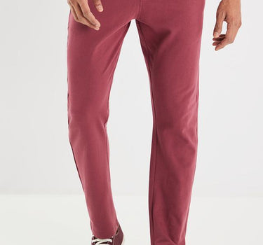 Solid Poly Cotton Regular Fit Men's Track Pant