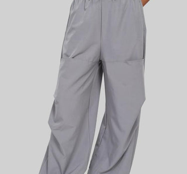 Solid Relaxed Fit Polyester Women's Casual Wear Pants