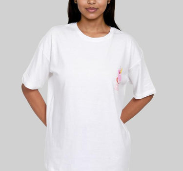 Printed Cotton Round Neck Women's T-Shirt