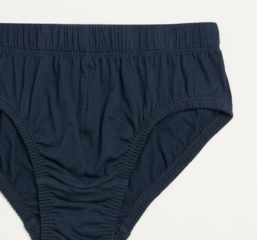 Solid Cotton Regular Fit Men's Briefs
