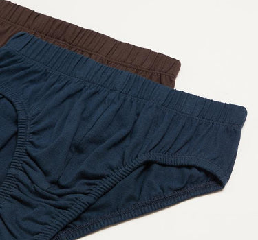Solid Cotton Regular Fit Men's Briefs