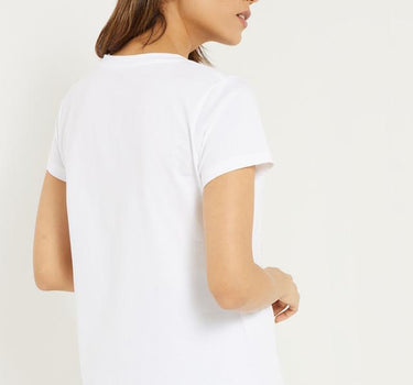 Printed Cotton Round Neck Women's T-Shirt