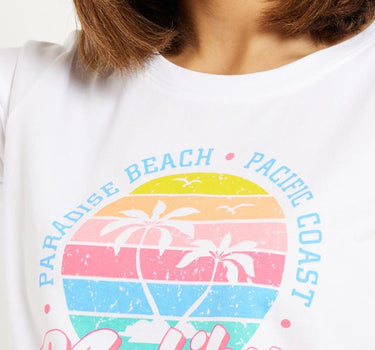 Printed Cotton Round Neck Women's T-Shirt